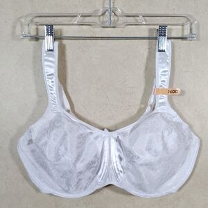 04107 Bali 3562 white underwire bra 36DD NEW
